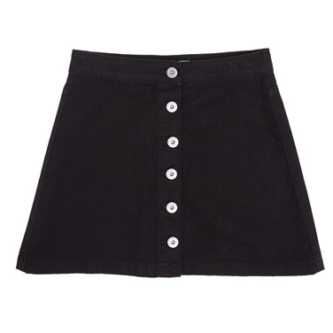 Older Girls A-Line Buttoned Skirt
